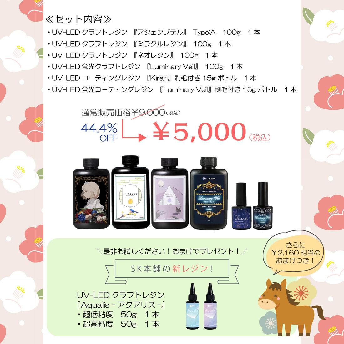 【数量限定】SK本舗　レジンセット福袋2026【限定数：お1人様1セットのみ】