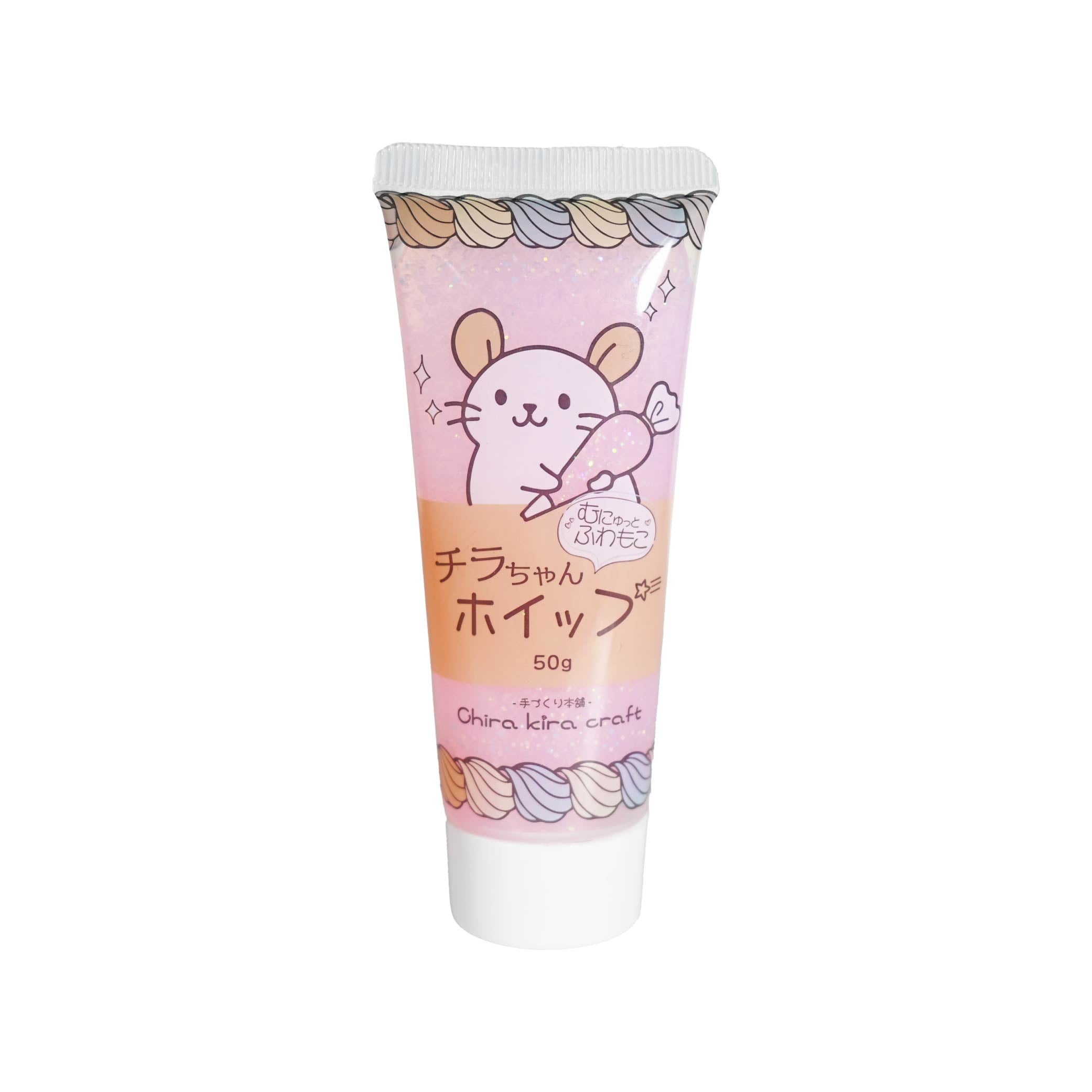 Chira kira craft むにゅっと、ふわもこ『チラちゃんホイップ』クリア