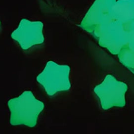 Fairy{note.}　シーリングワックス 『蓄光カラー星形・ハニカム型』