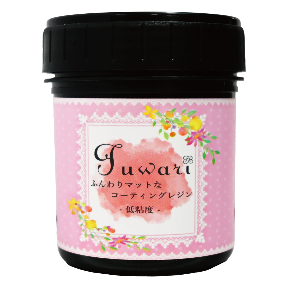SK本舗 UV-LED コーティングレジン『Fuwari』-低粘度- マット仕様 大容量遮光ボトル 100g（ドボン用）