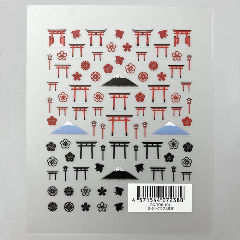 【レジンクラブ】レジン封入シール 『鳥居』★両面タイプ★