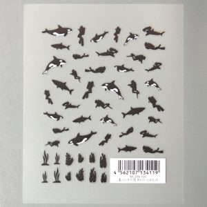 【レジンクラブ】レジン封入シール 『ダイバーシルエット』 ★両面タイプ★